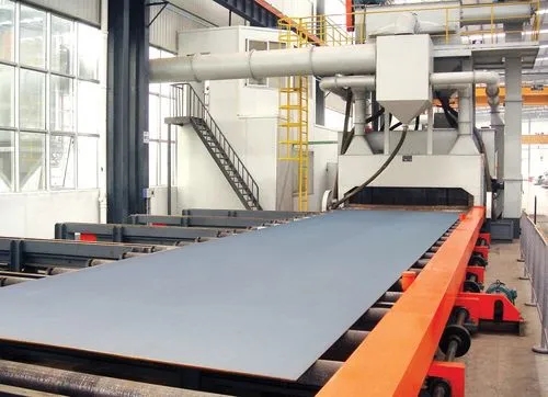 定西非标定制碳钢型材喷砂机及其应用