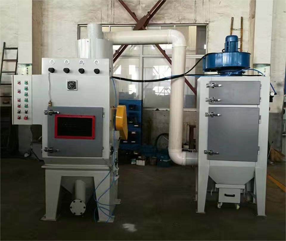 定西中小型零件履带式自动喷砂机高效清洁省时省力