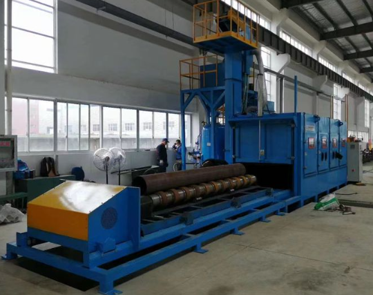 定西喷砂机在管道除锈中的现场施工应用